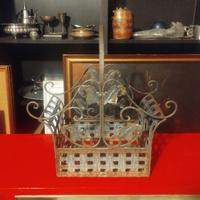 Cestino in ferro vintage