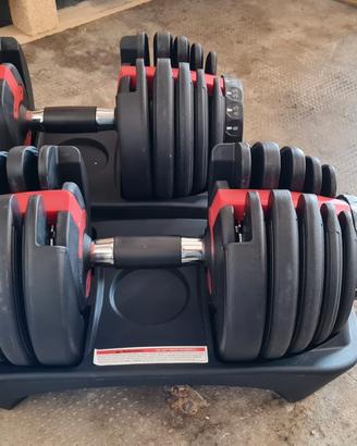 coppia manubri regolabili 24kg nuovi