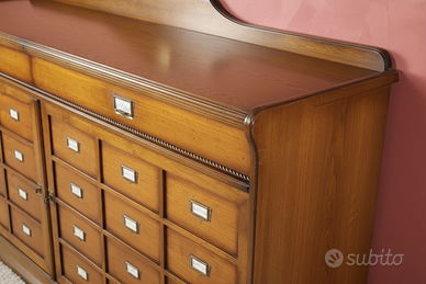 Credenza 2 Porte Finti Cassetti