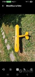 aeromodello rc fms piper j3, usato con ricambi