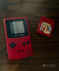 Game Boy Color Rosso + Pokemon Rosso