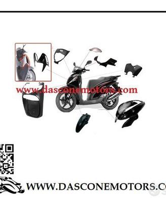 Kit carene completo honda sh i 125 150 Nero lucido