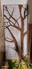 String Art Albero su base cartongesso