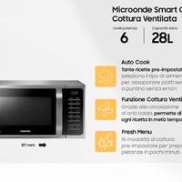 Samsung microonde+ forno ventilato 28 lt