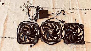 Thermaltake Riing Plus 14 LED Ventilatore, 3 Pezzi