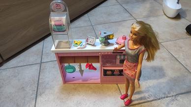 Barbie la pasticciera player con bambola inclusa
