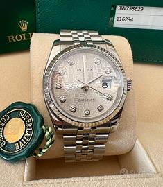 Rolex Datejust jubilee brilli 116234 full set