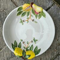 Fruttiera in ceramica decorata a mano – Ø 44 cm