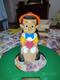 Pupazzo Giocattolo Pinocchio Plastica Vintage Sedu