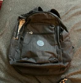 Zaino KIPLING SEOUL grigio (Active Denim)
