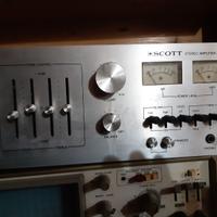 amplificatore scott  a457  con piastra di registr.