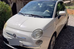 Fiat 500 1.2 benzina, 2008, bianca