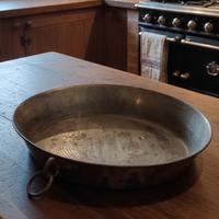 Teglia Rame Ovale 24 cm