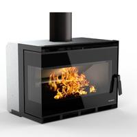 STUFA INSERTO CUCINA LEGNA PELLET PALAZZETTI FIERA