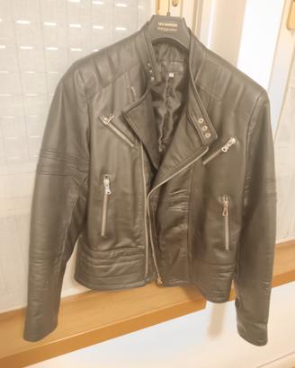 Giacca Vera Pelle Chiodo Biker