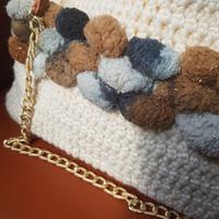 BAG TRICOT, BORSA IN MAGLIA BIANCA