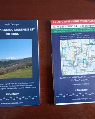 cartina escursionistica Alto Appennino Modenese 