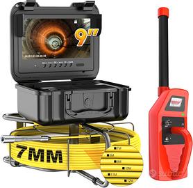 ispezioni canali  60 mt  kit localizzatore