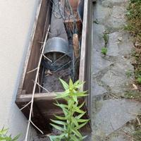 Vaso in legno fioriera