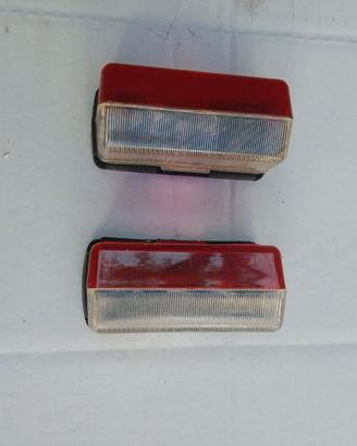 fanalini di posizione rosso bianco