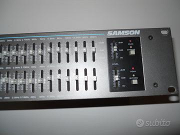 Equalizzatore SAMSON E62 1/3 Octave Dual 31 Band