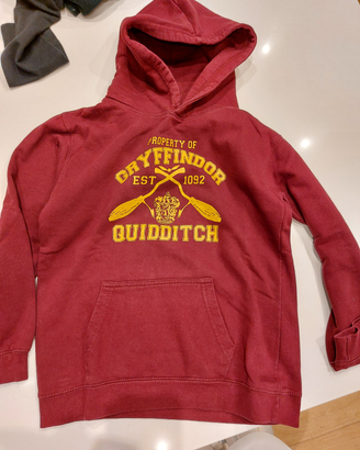 Felpa henry potter taglia 12/13 anni