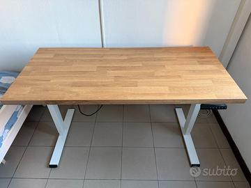 Scrivania regolabile Flexispot E1 + piano Ikea