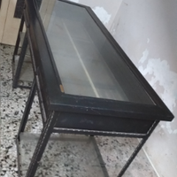 Bancone espositivo e scaffale ferro battuto