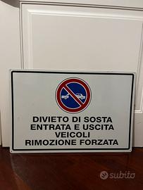 Cartello stradale divieto di sosta