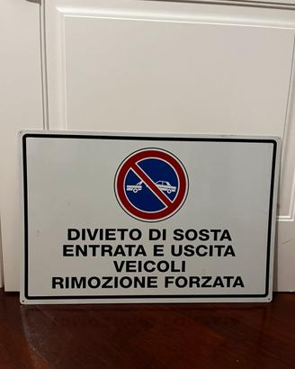 Cartello stradale divieto di sosta
