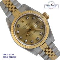 Rolex Datejust 69173 Ladies 26MM Factory diamonds