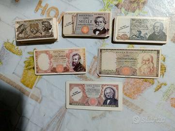 Lotto 54 Banconote Fac Simile Gettoni Da Gioco Vin