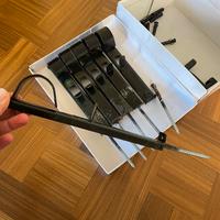 Fermapersiane alla romana verniciato nero con vite