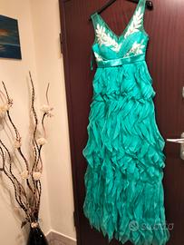 abito da cerimonia donna verde 