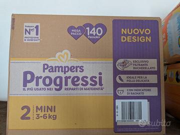Pannolini Pampers Progressi 2 - confezione da 140