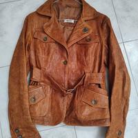 kocca trench in pelle made in italy M