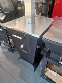 barbecue acciaio a legna