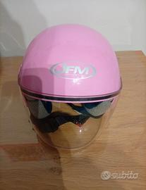 casco moto per bambina
