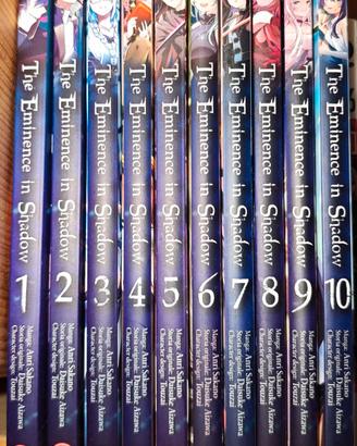 The Eminence in Shadow manga vol 1-10