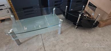 Tavolini da te caffe in vetro