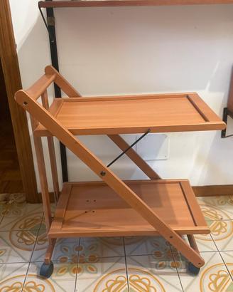 Foppa pedr . Carrellopieghevole in legno con ruote