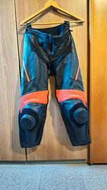 pantalone Dainese Delta 3 Cuoio Nero/Rosso