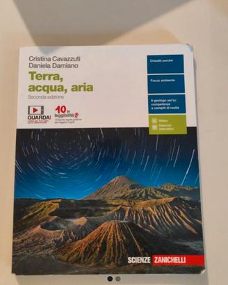 Libro Scienze Terra, acqua, aria 2a Edizione -