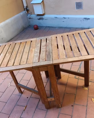 tavolo da esterni pieghevole