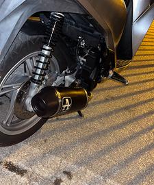 Marmitta arrow sh 125 2017 terminale+colletttore