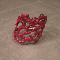 Bracciale Rigido Corallo di Tropea Design Smaltato