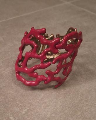 Bracciale Rigido Corallo di Tropea Design Smaltato