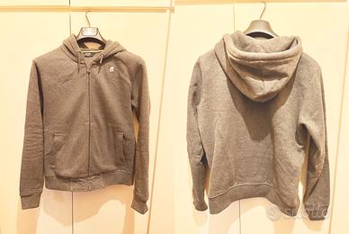 Felpa K-Way nera o grigia