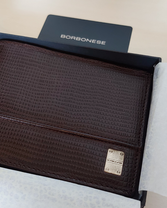 Portafoglio BORBONESE in Pelle Nuovo Monte Carlo