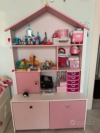 Libreria/porta giochi bambina
